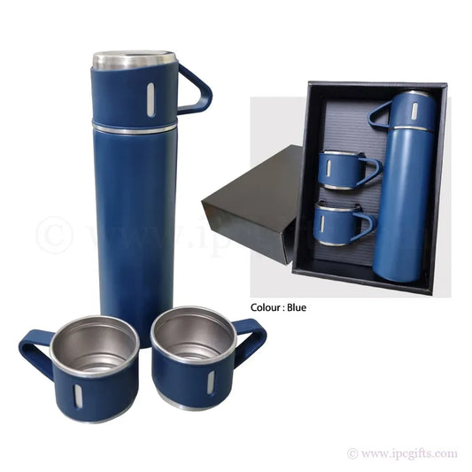Thermos Flask Gift Set with 2 Cups