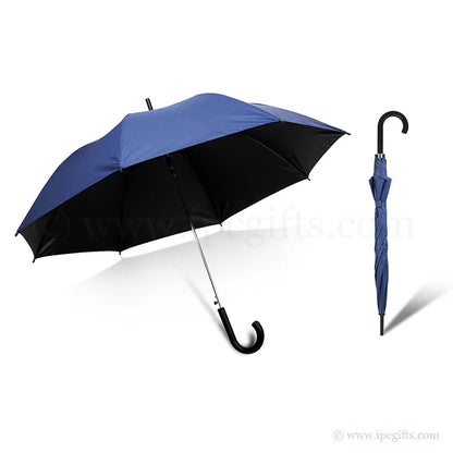 DILLY 23-Inch J-Handle Umbrella – Compact Rain Umbrella