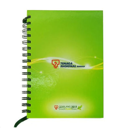 Customised Wire-O Chipboard Notebook