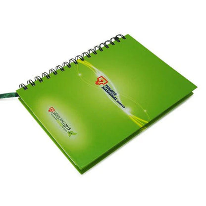 Customised Wire-O Chipboard Notebook