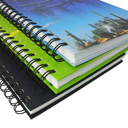 Customised Wire-O Chipboard Notebook