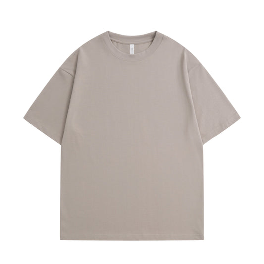 300G Adult Round Neck Short Sleeve T-Shirt - Ivory Sand