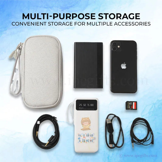 Water-Resistant Tech Organizer Bag – Durable & Secure